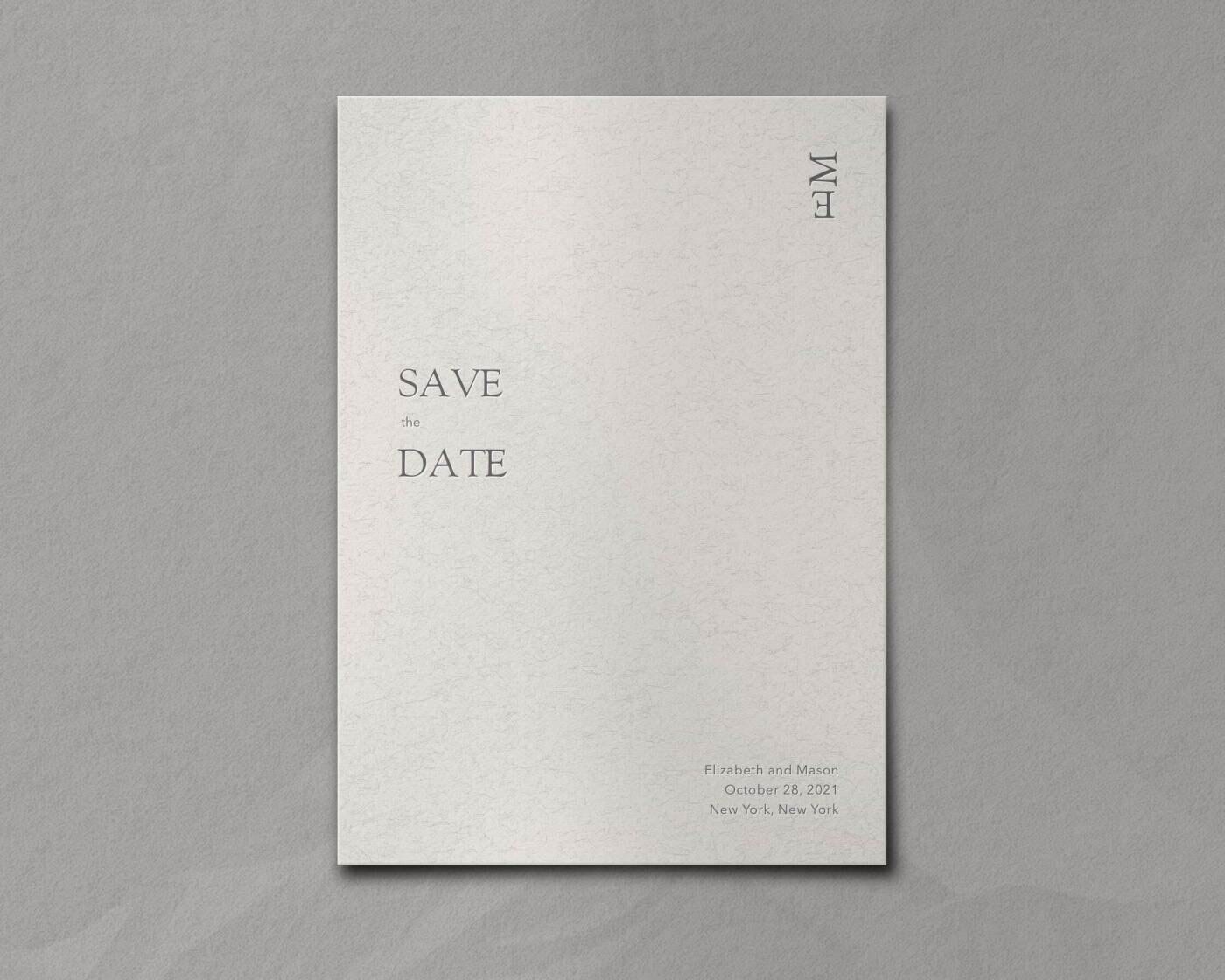 See The Best Simple Save The Date Designs At B&b