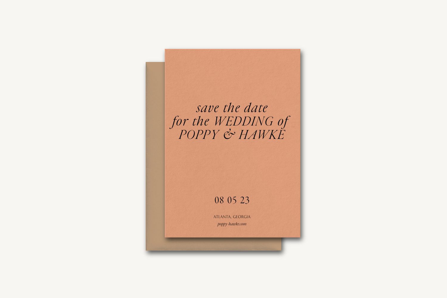 Poppy Save the Date