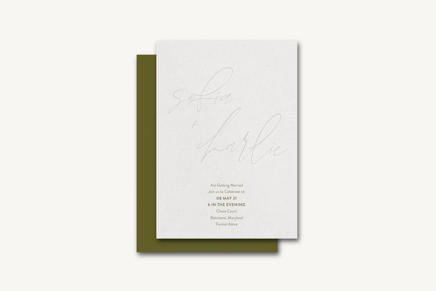 Sofia Wedding Invitation