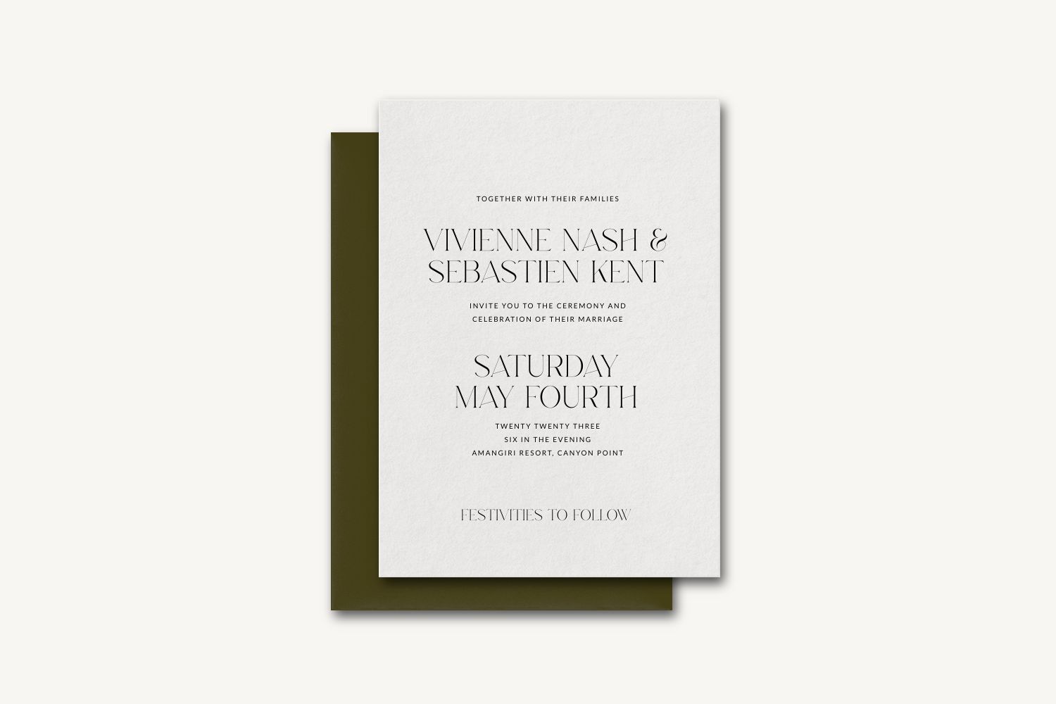 Vivienne Wedding Invitation