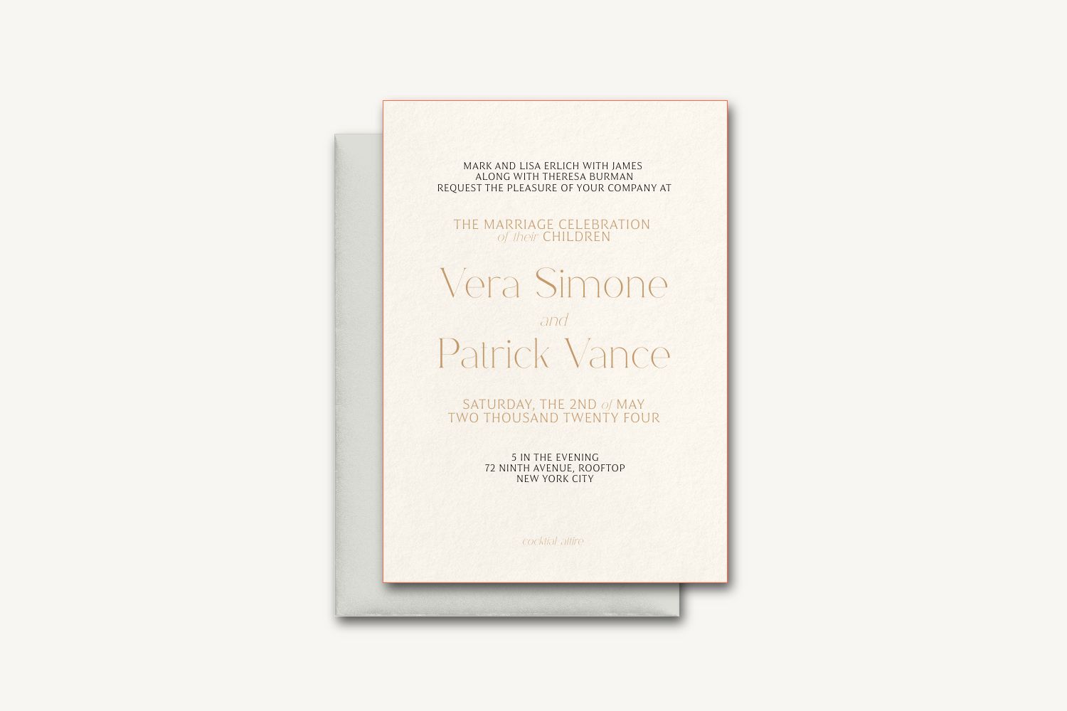 Vera Wedding Invitation