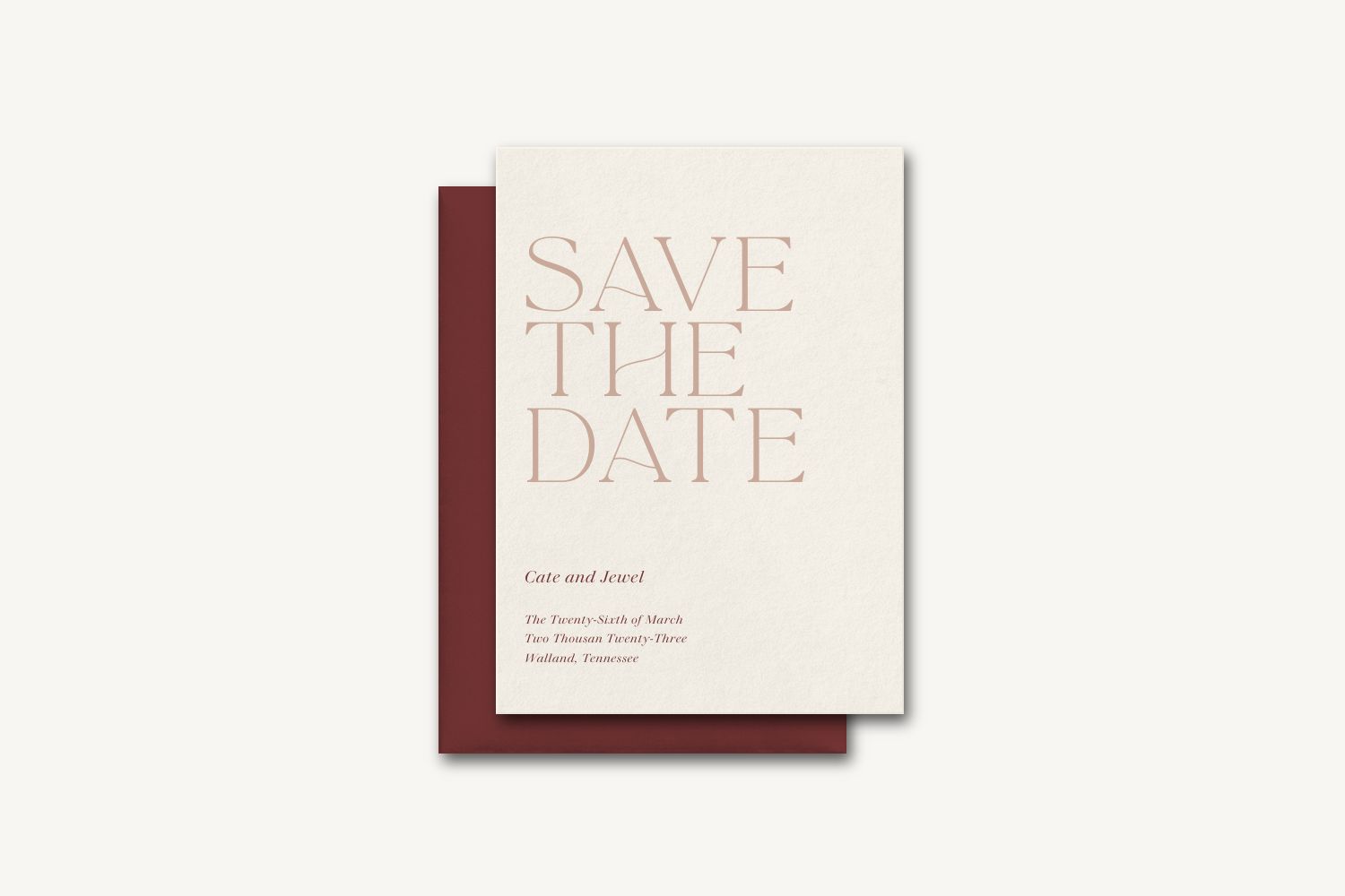 Jewel Save the Date