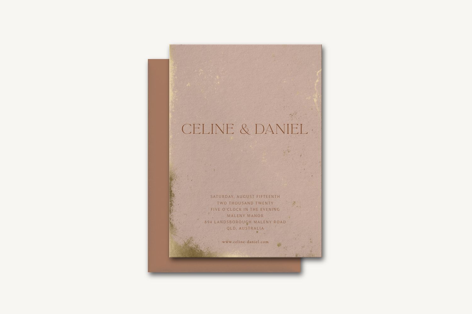 Celine Wedding Invitation