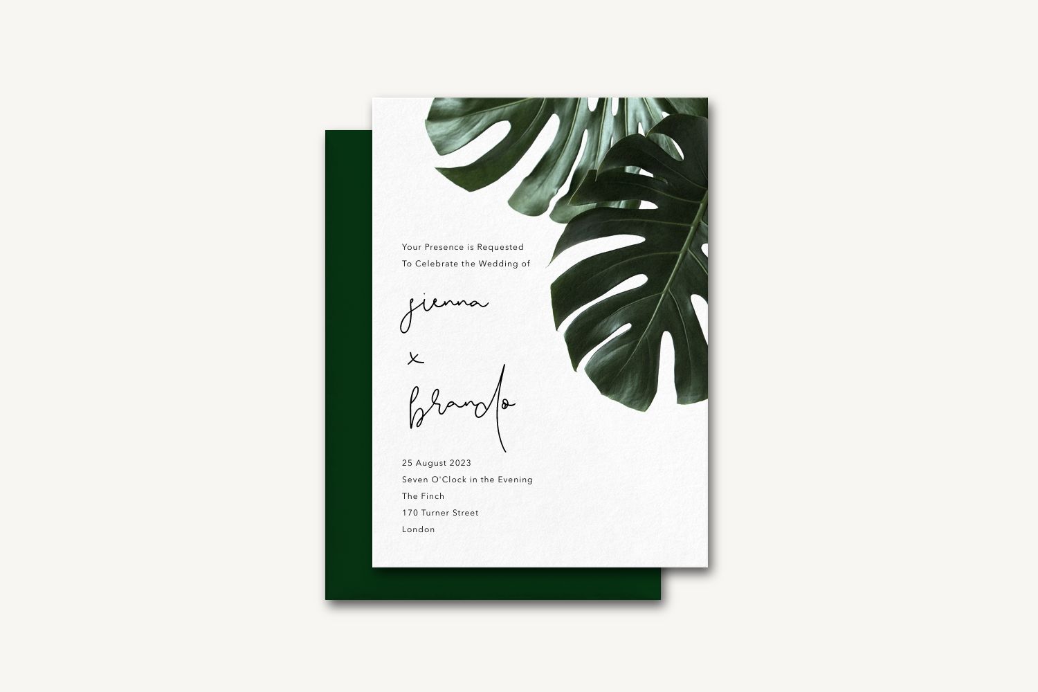 Brando Wedding Invitation