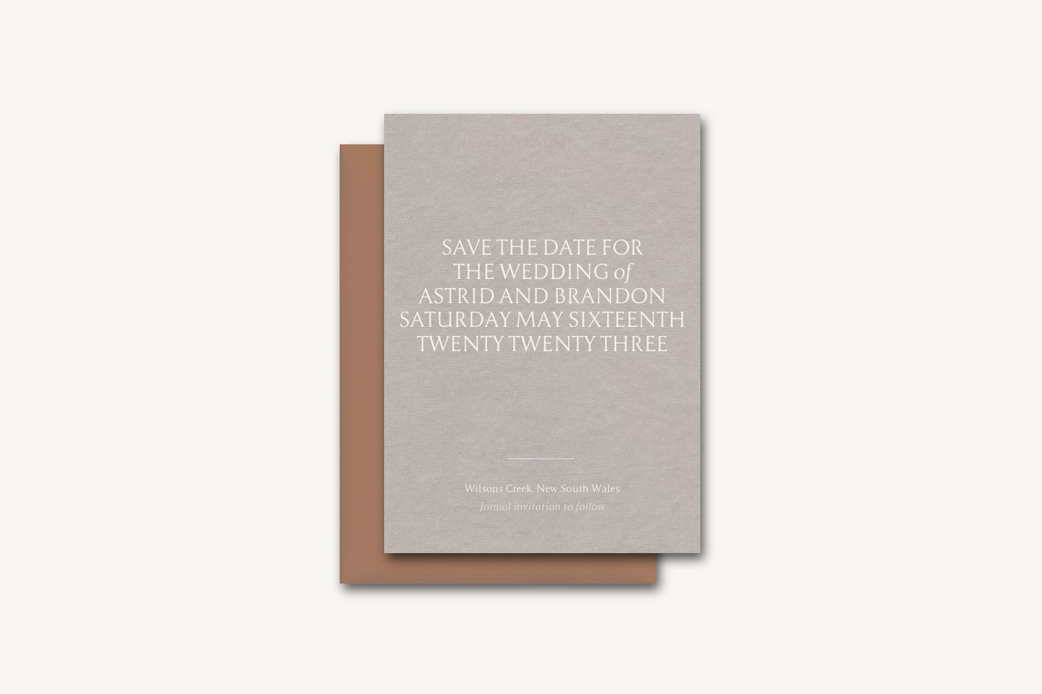 Astrid Save the Date