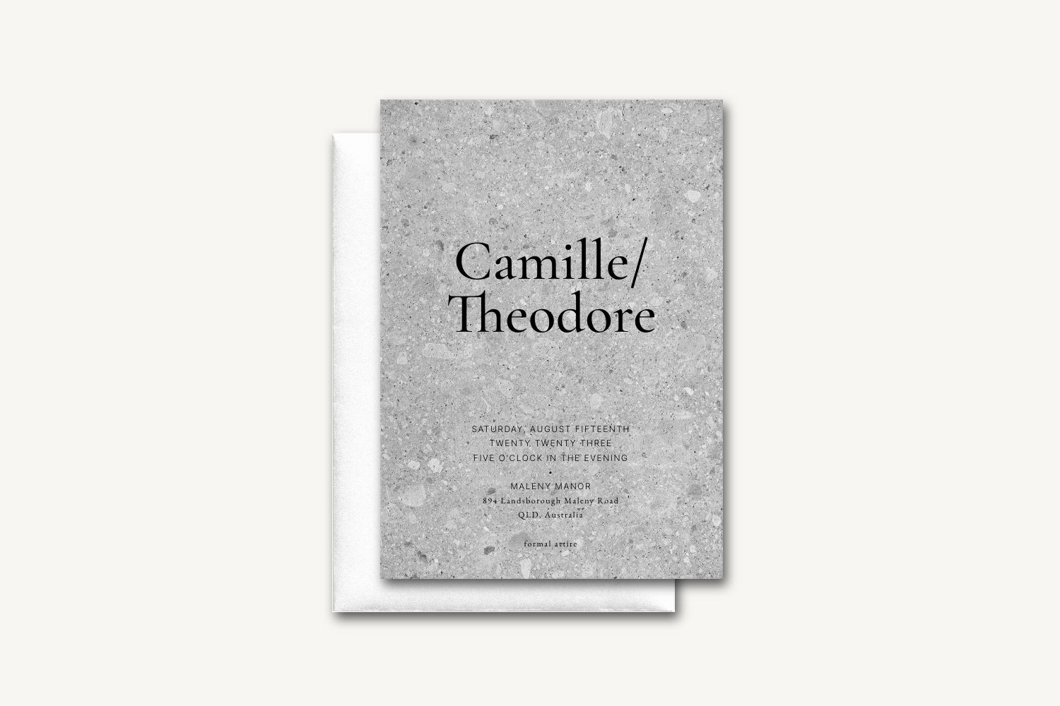 Theodore Wedding Invitation