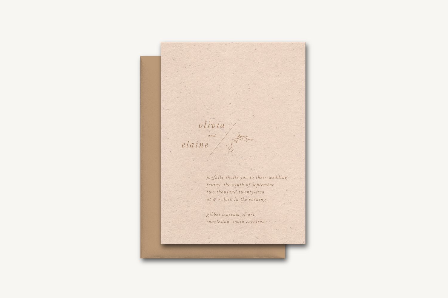 Elaine Wedding Invitation