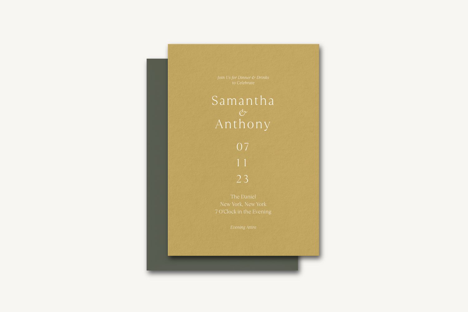 Samantha Rehearsal Dinner Invitation
