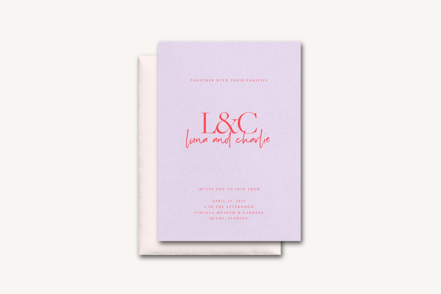 Luna Wedding Invitation