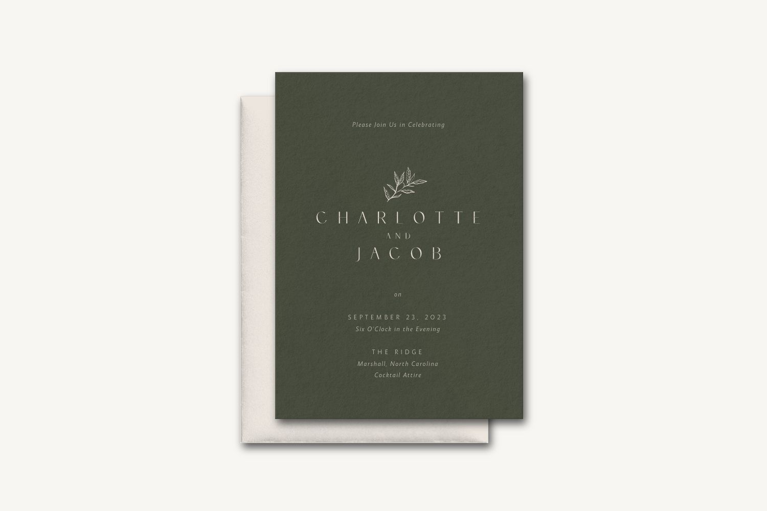 Charlotte Wedding Invitation
