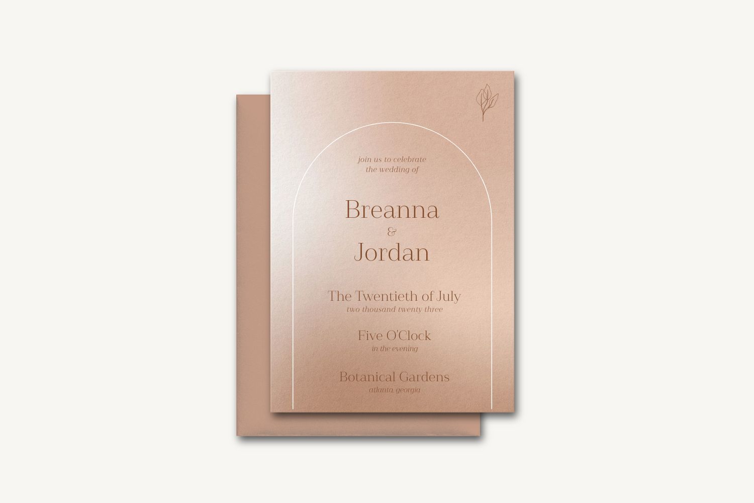 Breanna Wedding Invitation