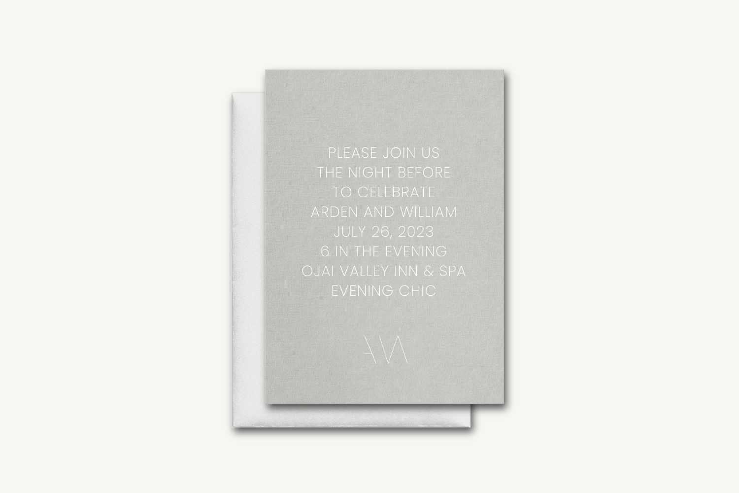 Arden Rehearsal Dinner Invitation