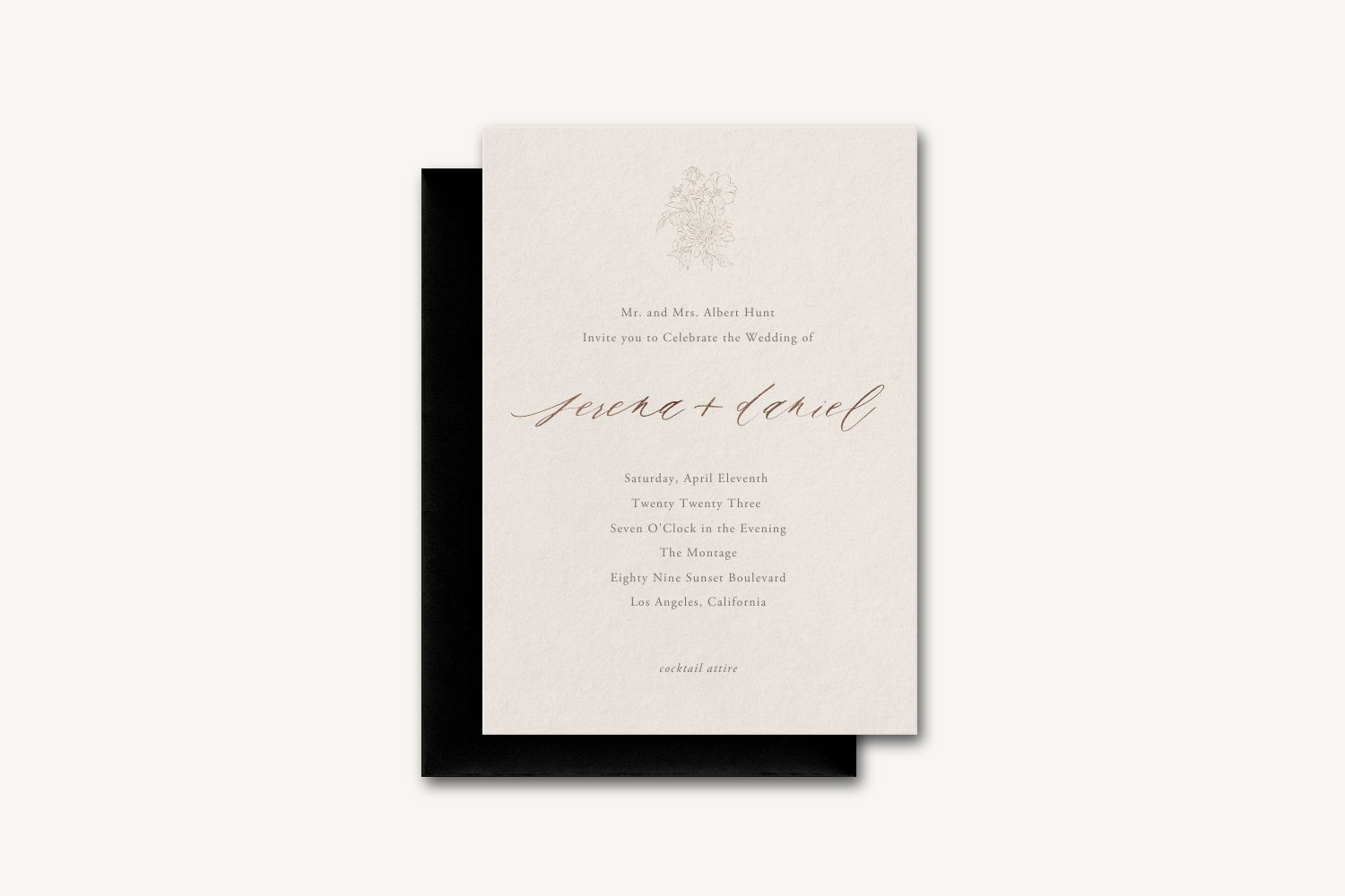 Serena Wedding Invitation