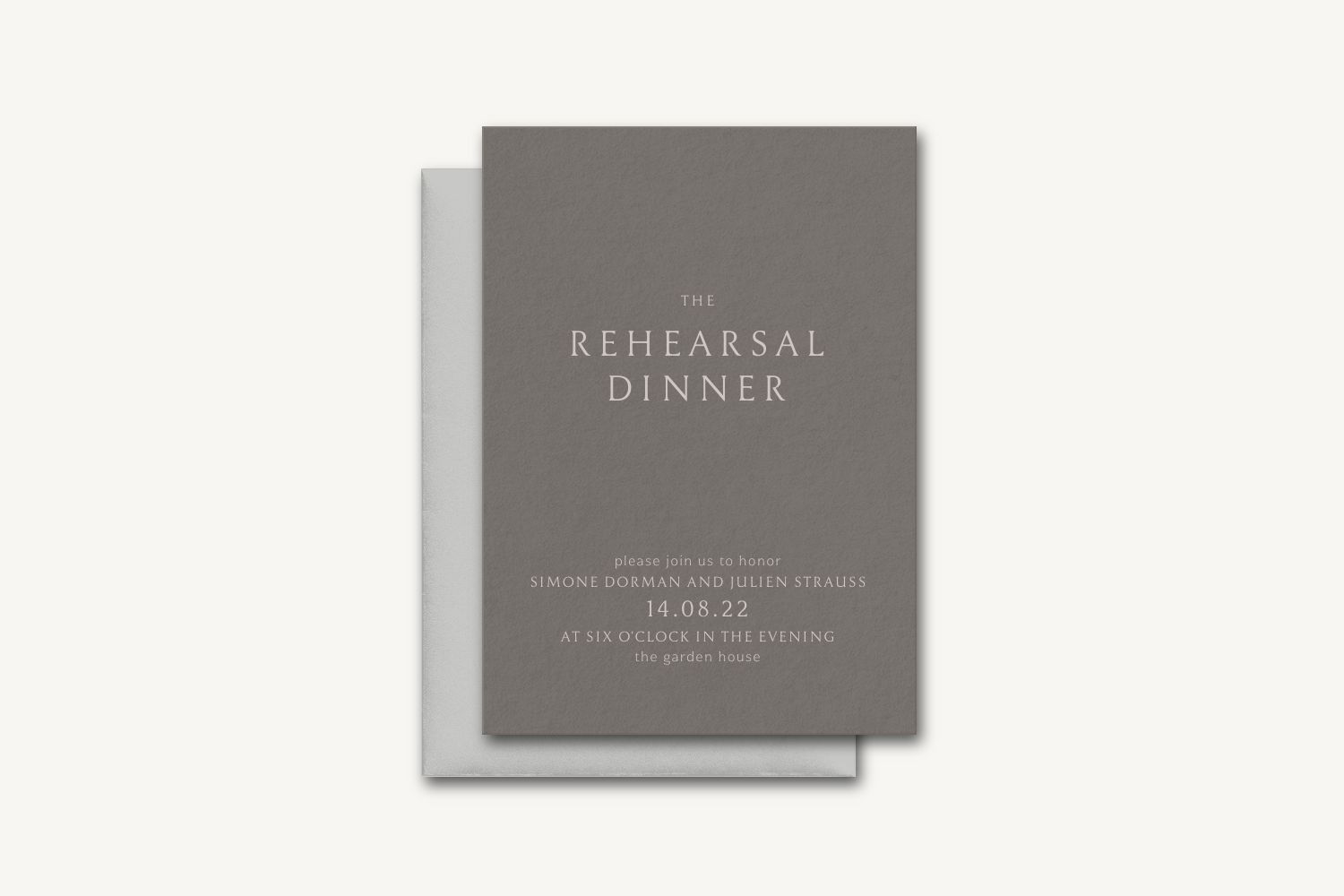 Simone Rehearsal Dinner Invitation