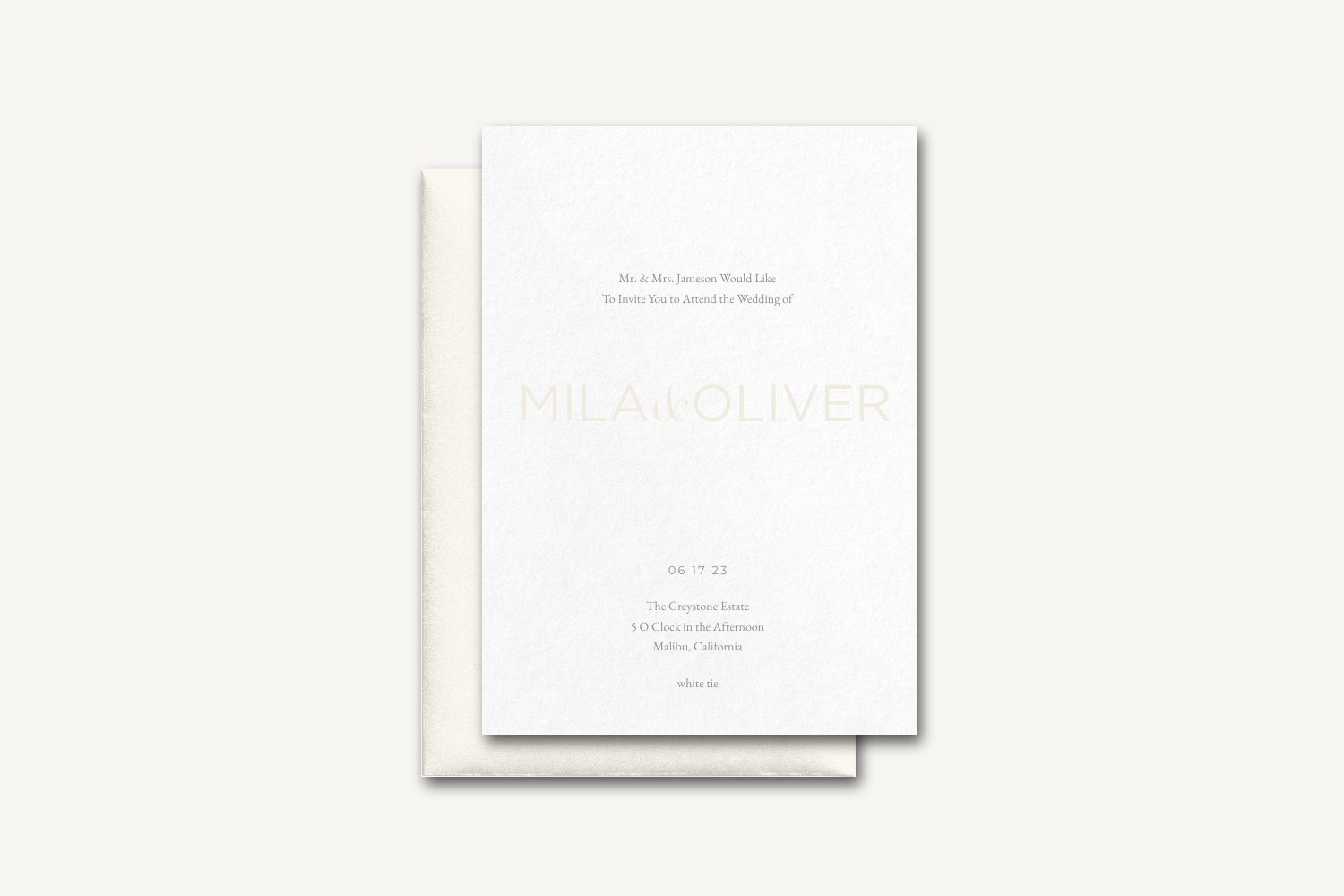 Mila Wedding Invitation