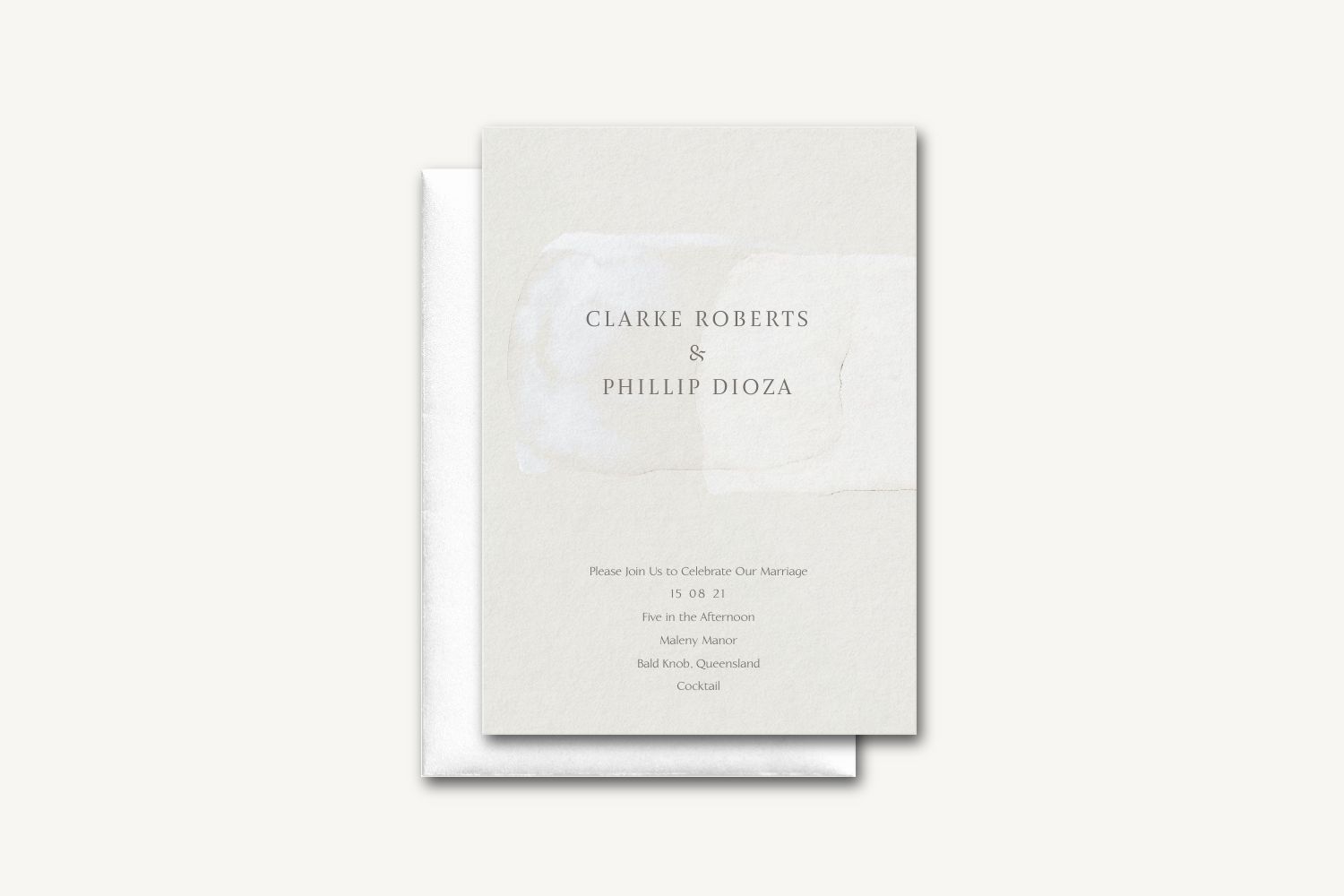 Clarke Wedding Invitation