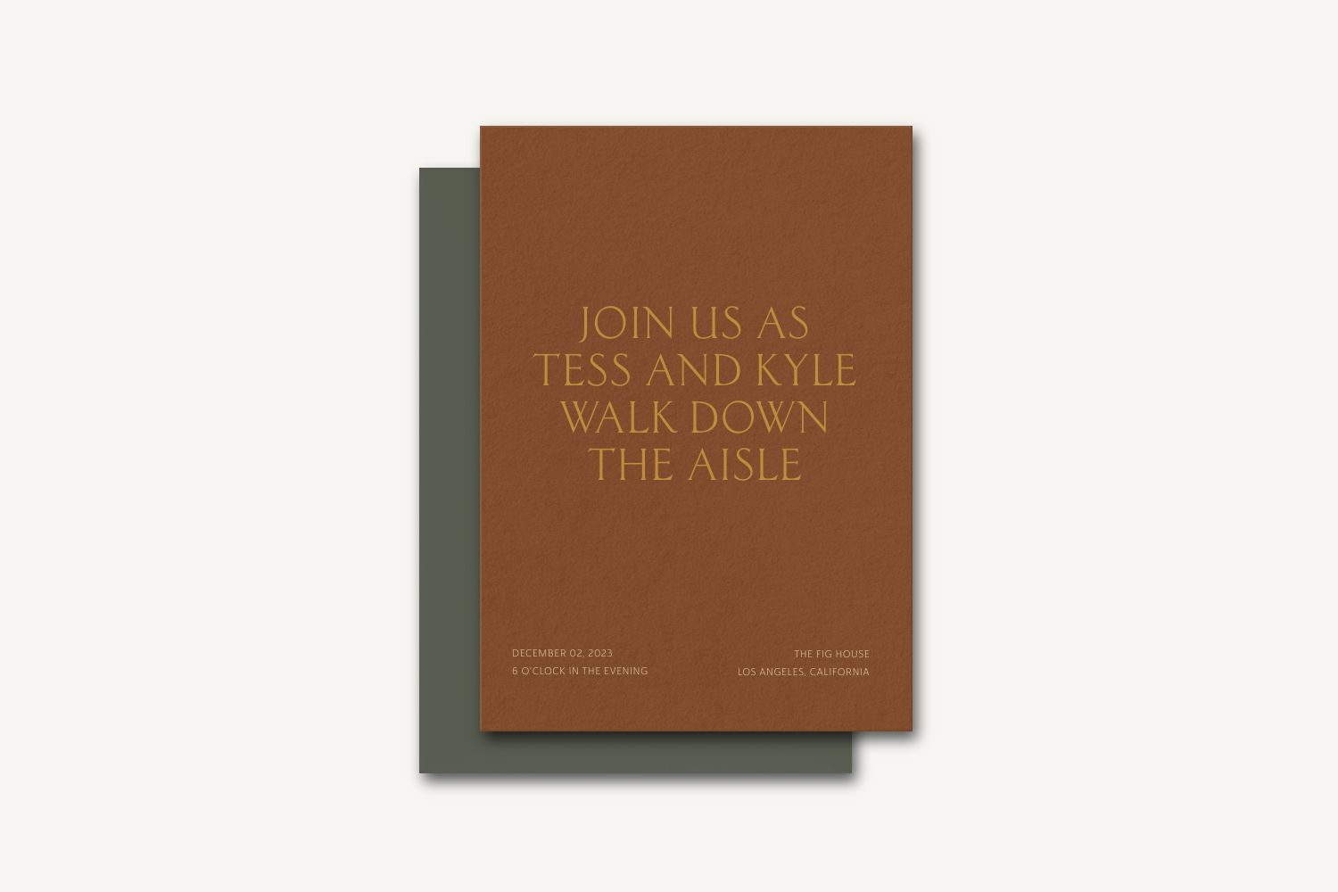 Tess Wedding Invitation