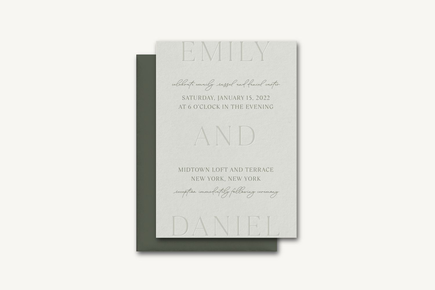 Emily Wedding Invitation
