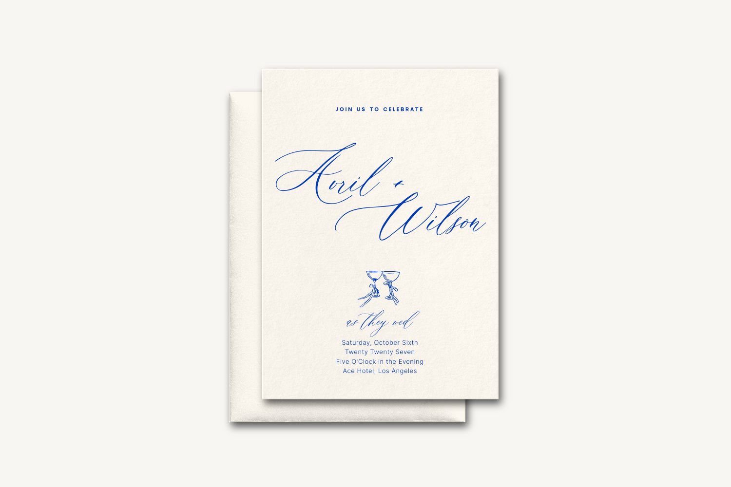 Avril Wedding Invitation