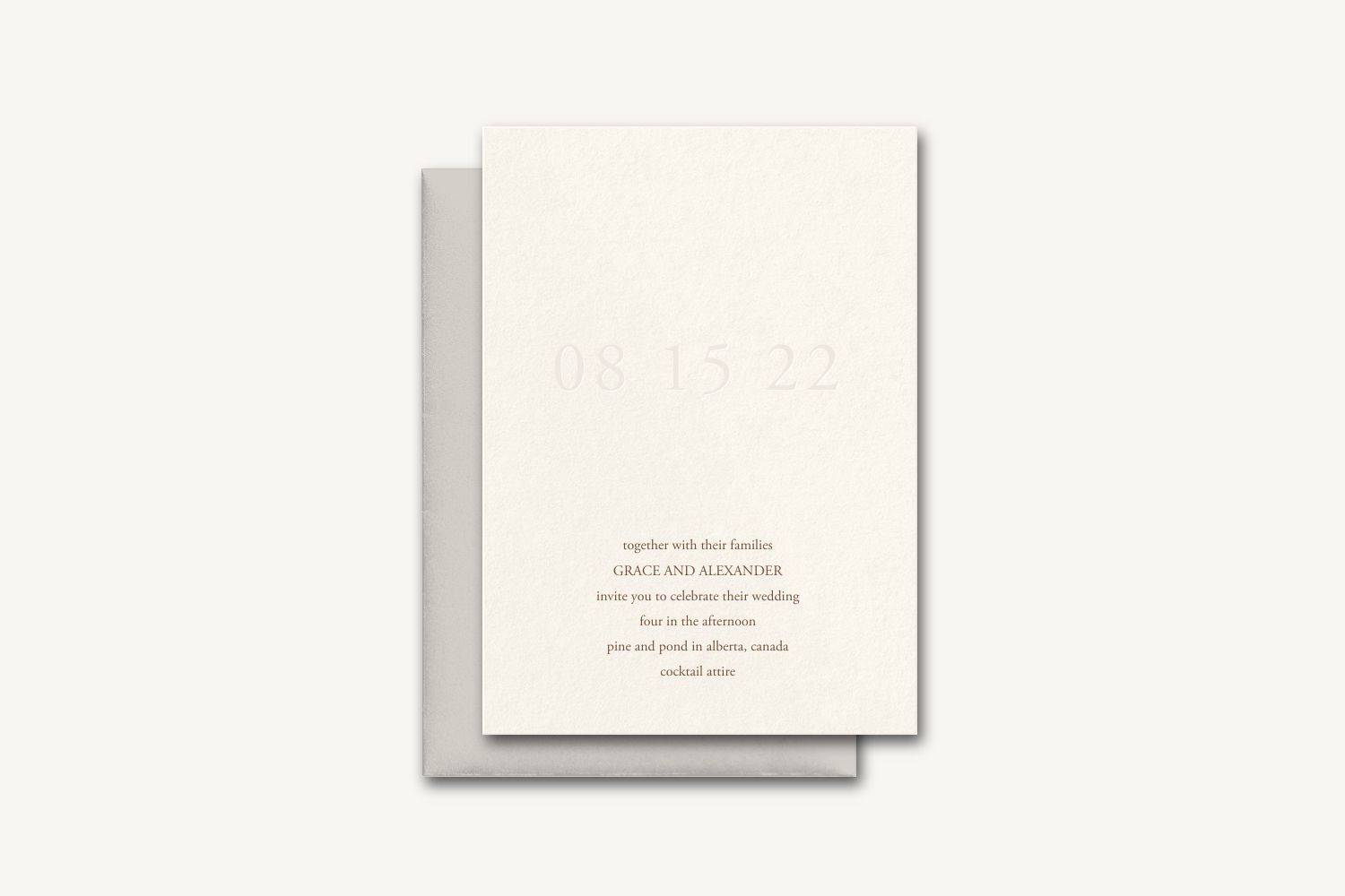 Grace Wedding Invitation