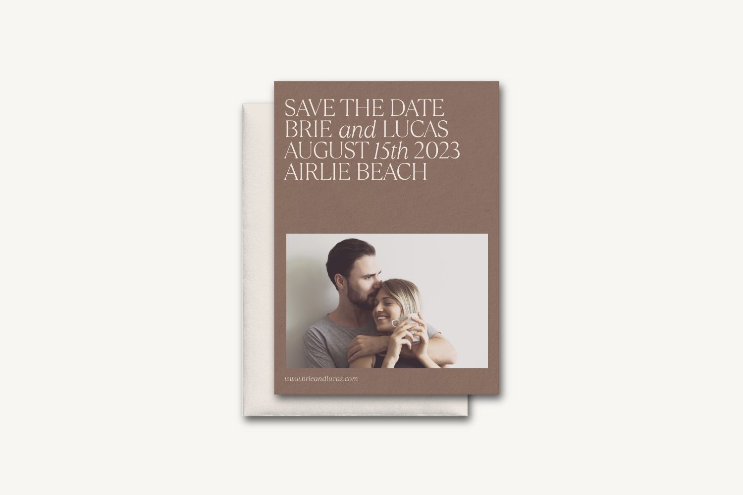 Brie Photo Save the Date
