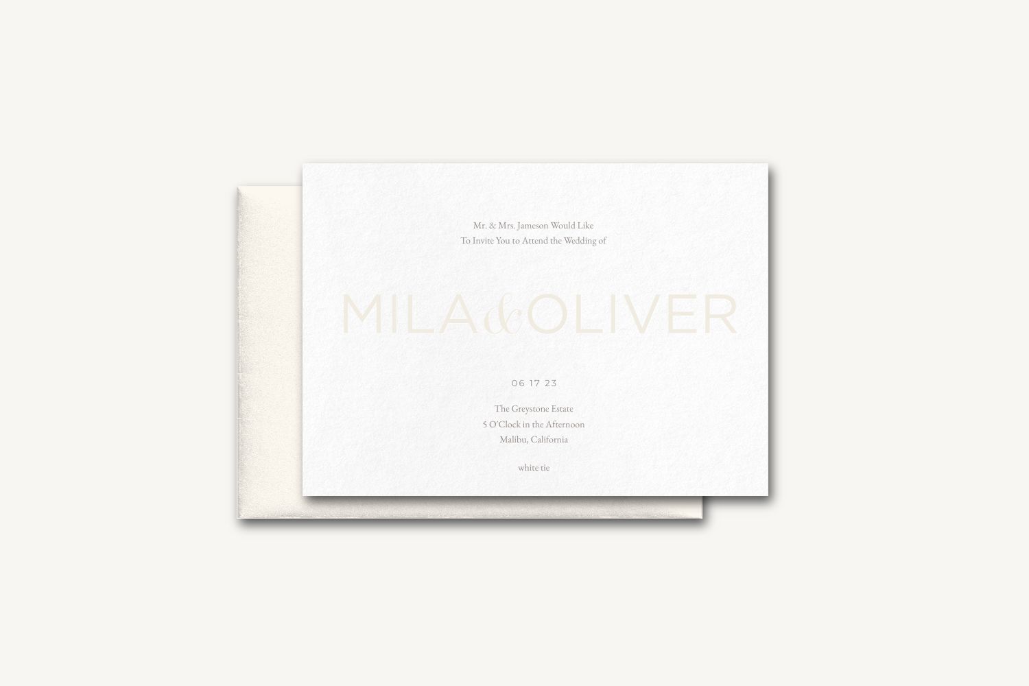 Mila Wedding Invitation II
