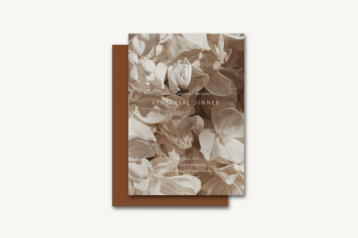 Tara Rehearsal Dinner Invitation