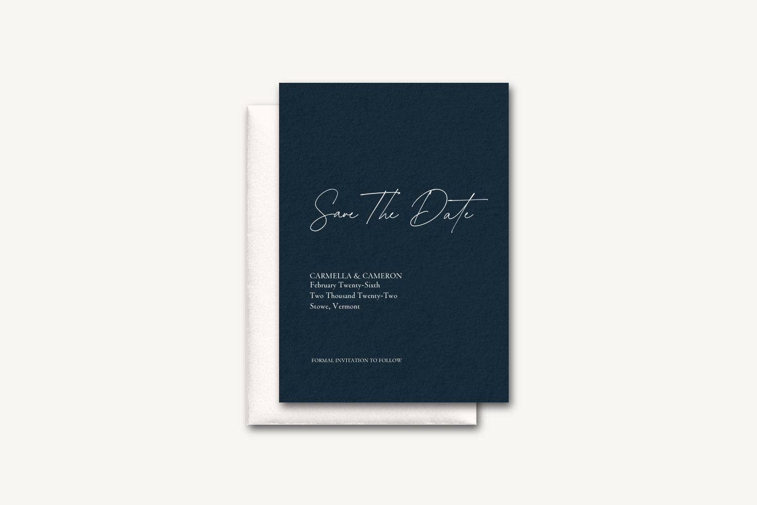 Carmella Save the Date