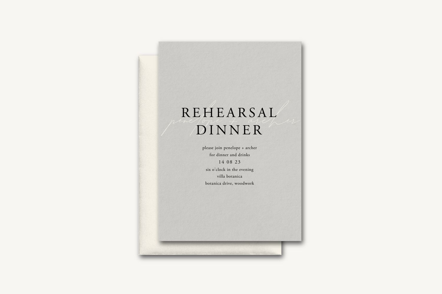 Penelope Rehearsal Dinner