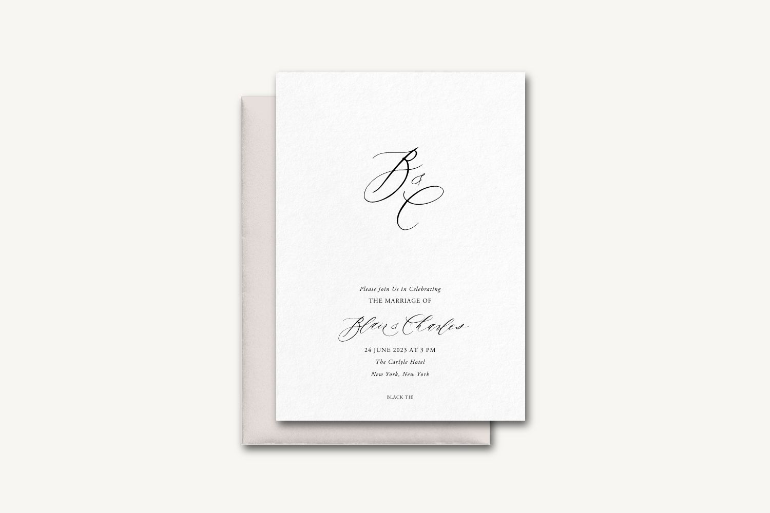 Blair Wedding Invitation