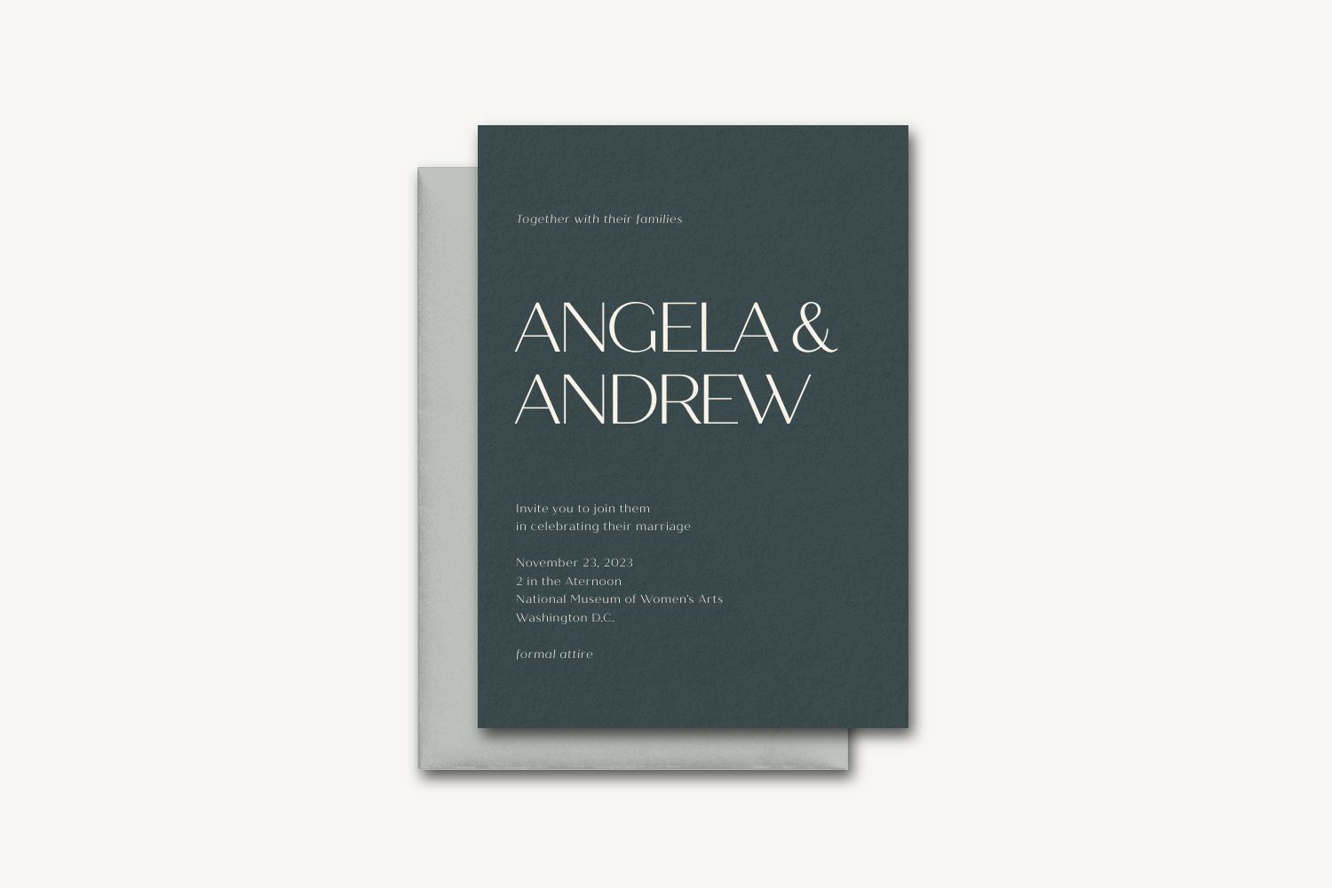 Angela Wedding Invitaiton