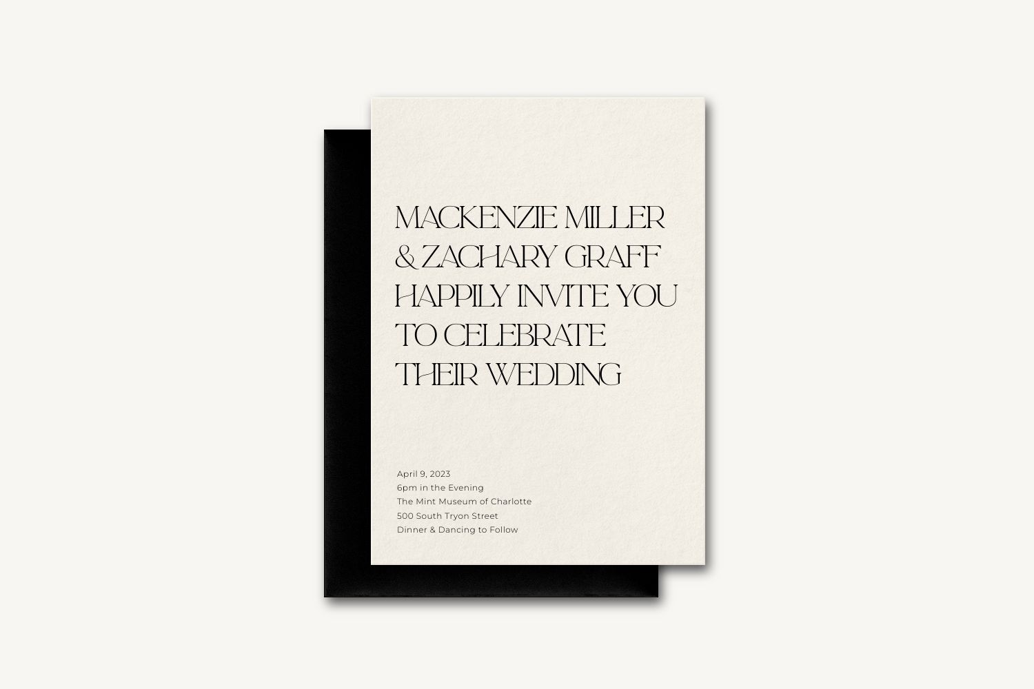 Mackenzie Wedding Invitation