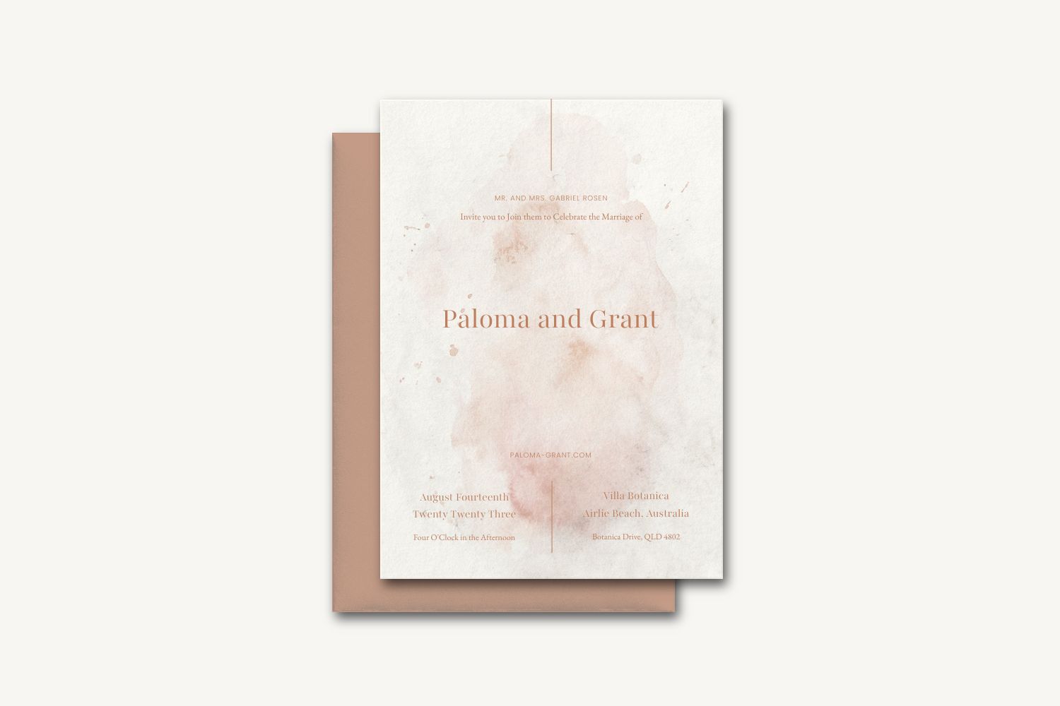 Paloma Wedding Invitation