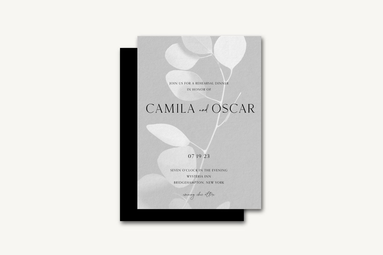 Camila Rehearsal Dinner Invitation