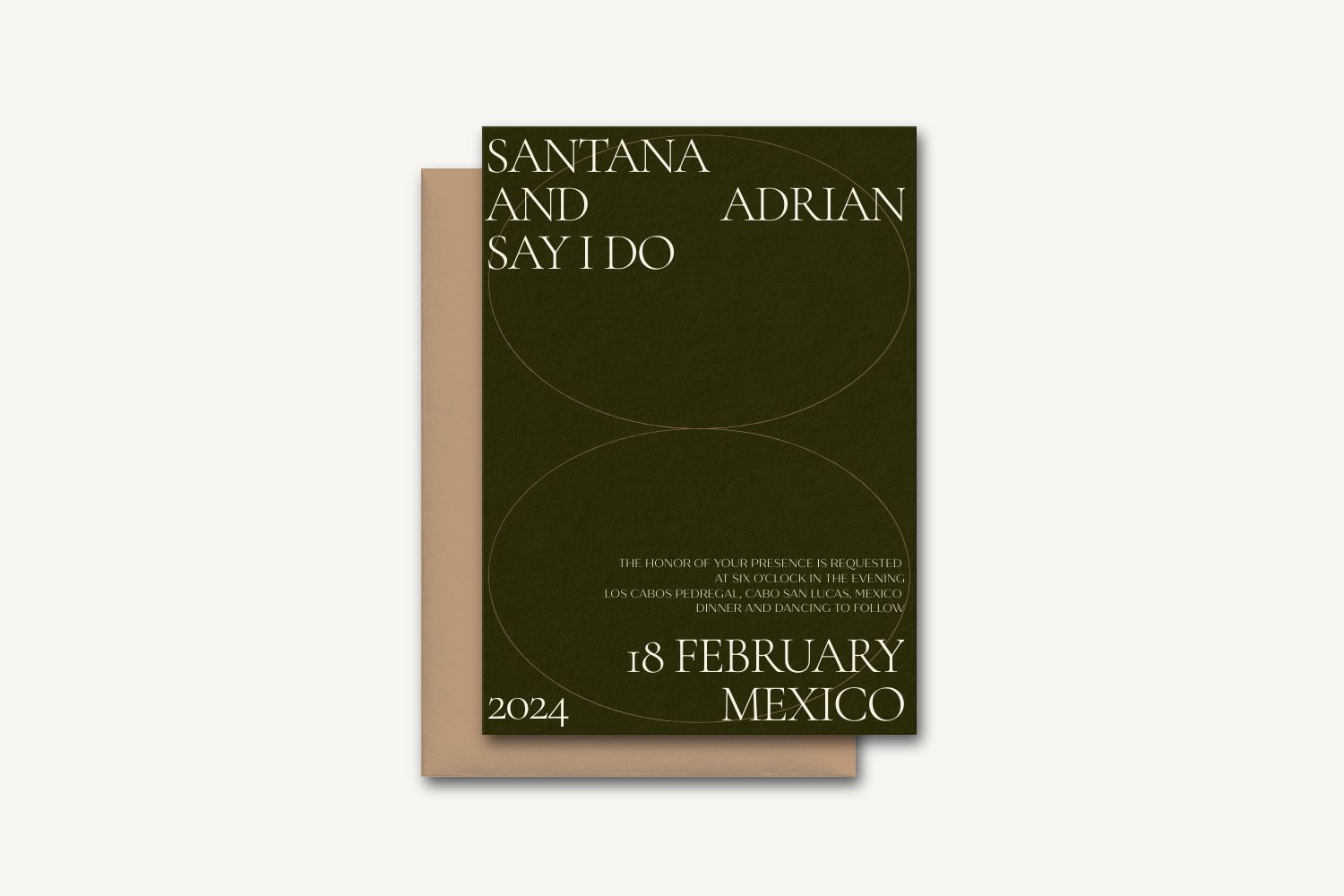 Santana Wedding Invitation