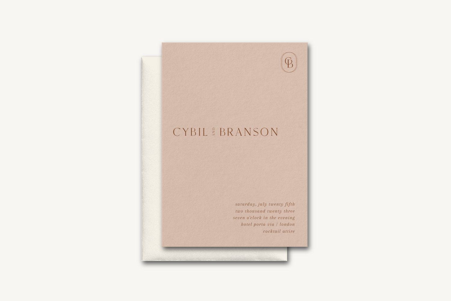 Cybil Wedding Invitation
