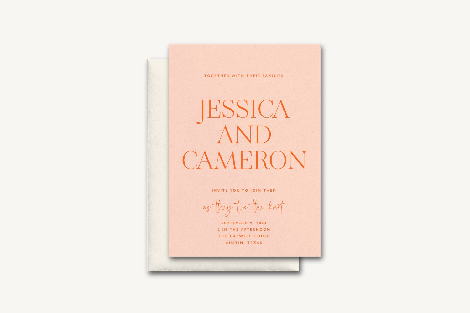 Cameron Wedding Invitation