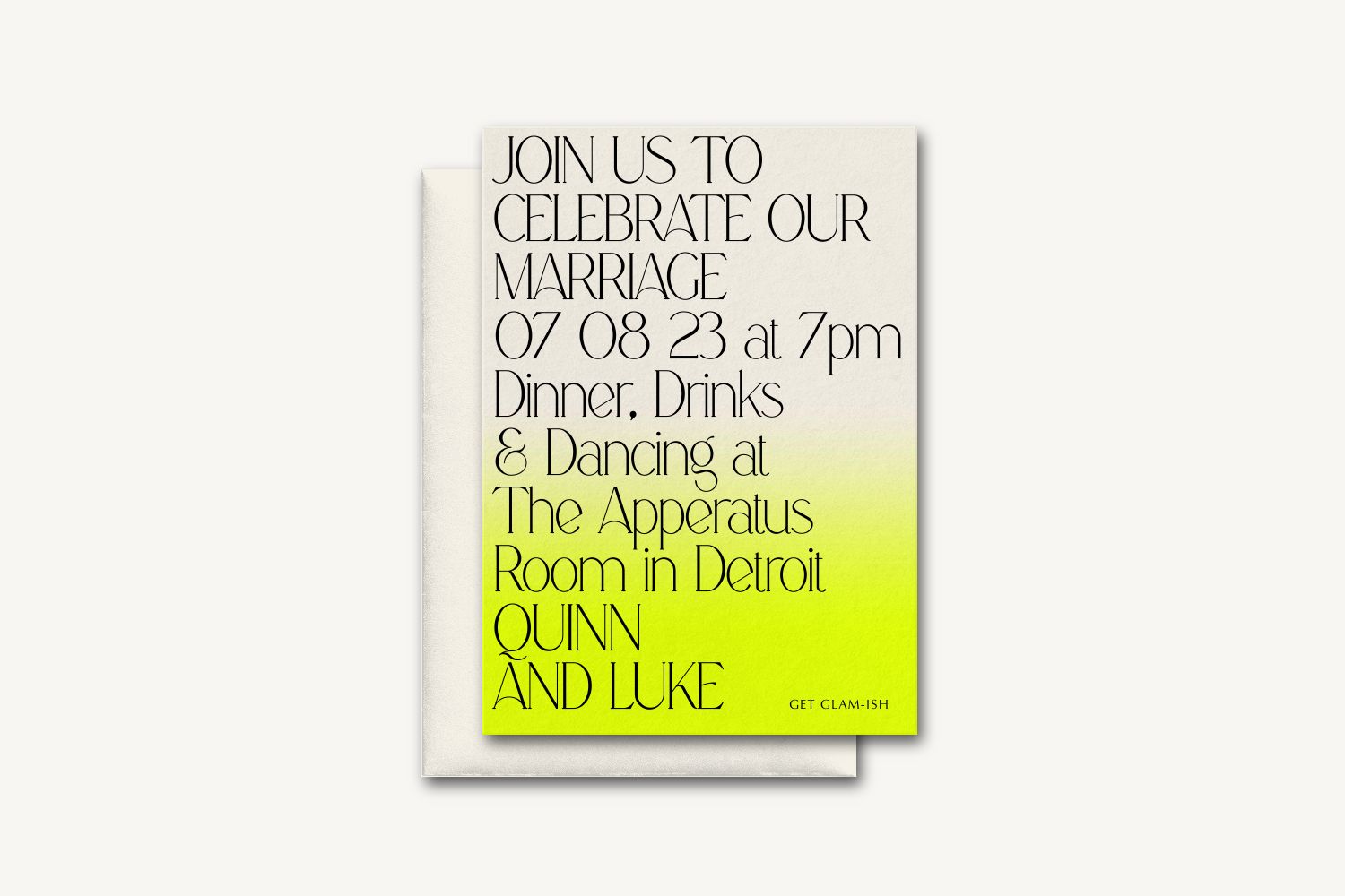 Quinn Wedding Invitation