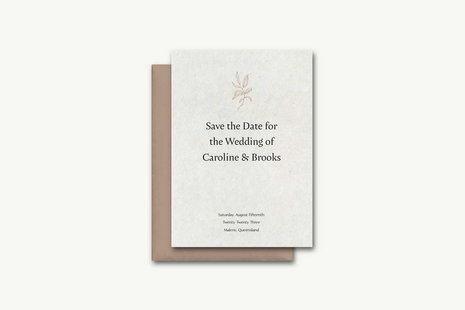 Brooks Save the Date