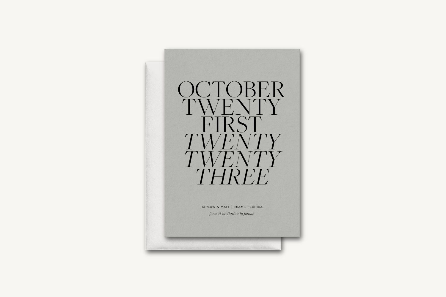 Harlow Save the Date