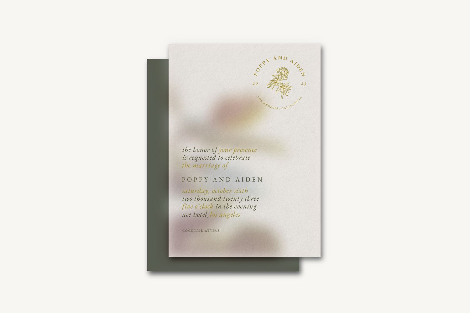 Aiden Wedding Invitation