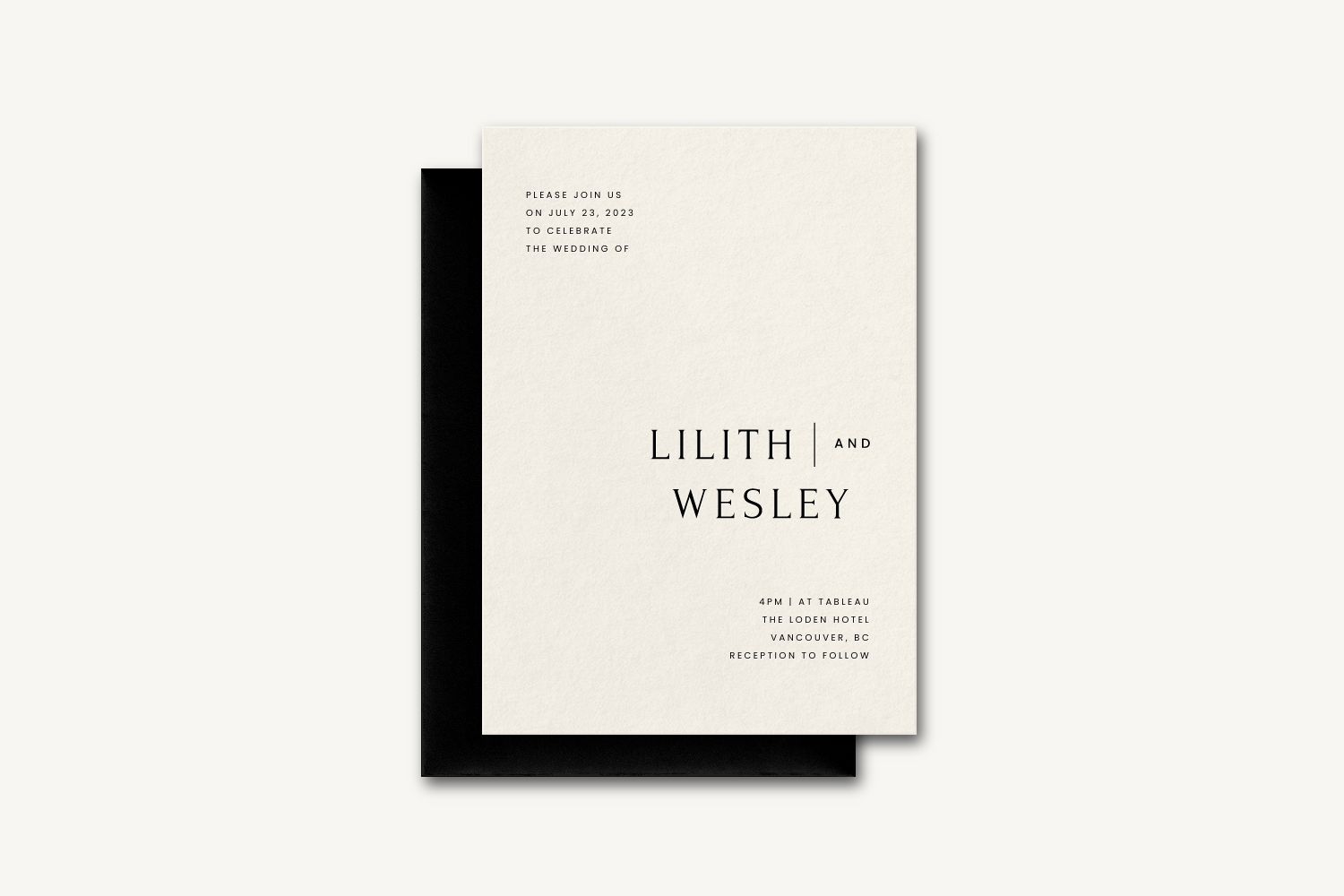 Lilith Wedding Invitation