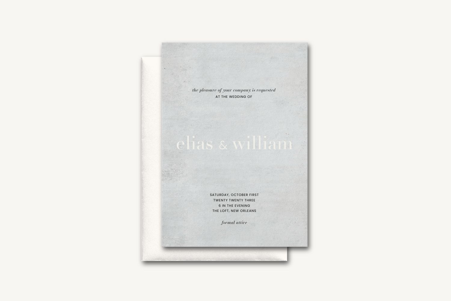 Elias Wedding Invitation