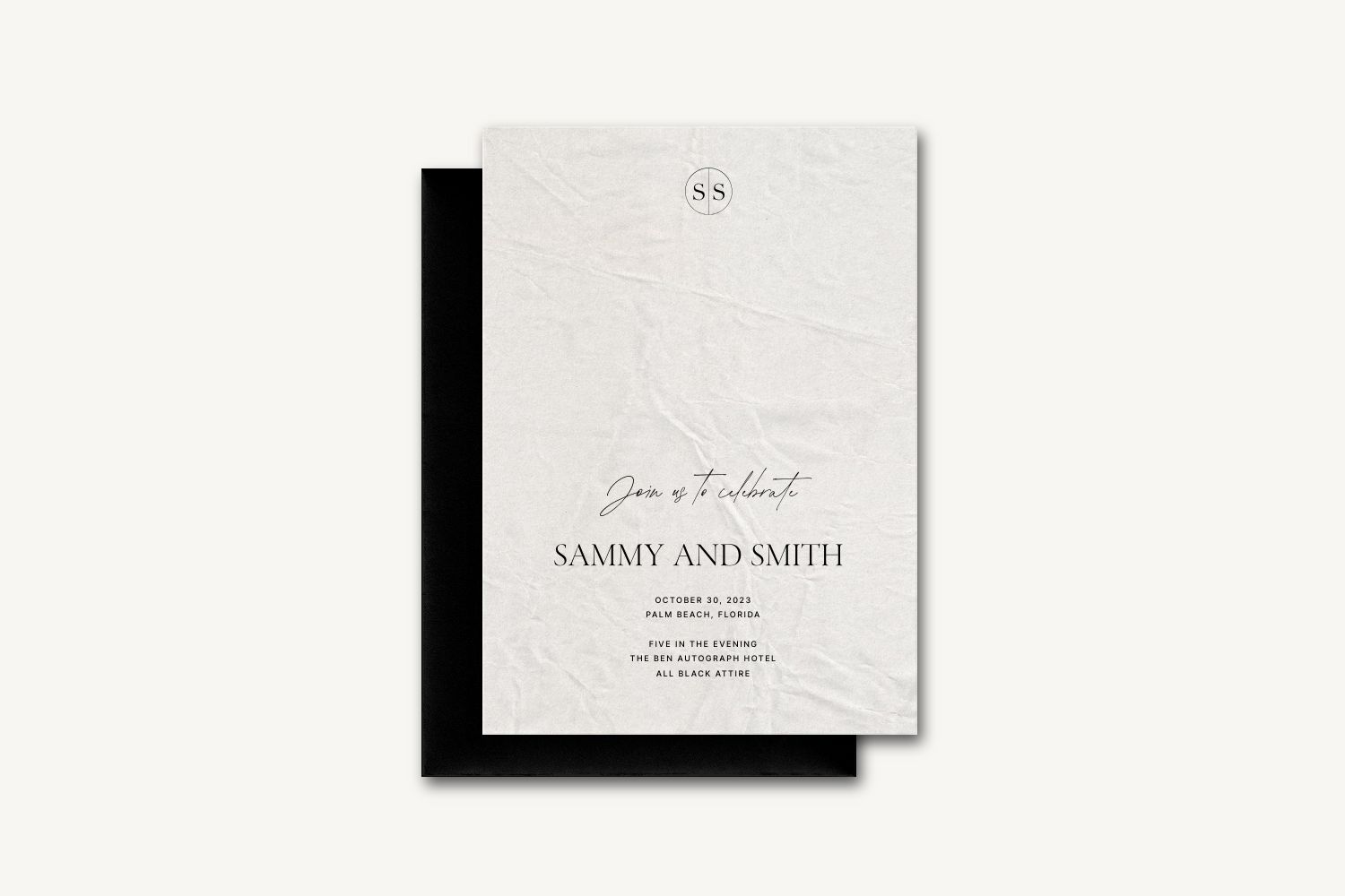 Smith Wedding Invitation