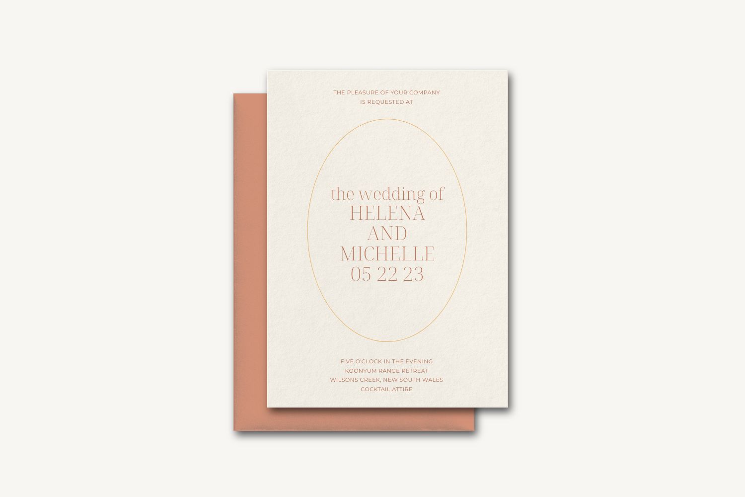 Helena Wedding Invitation