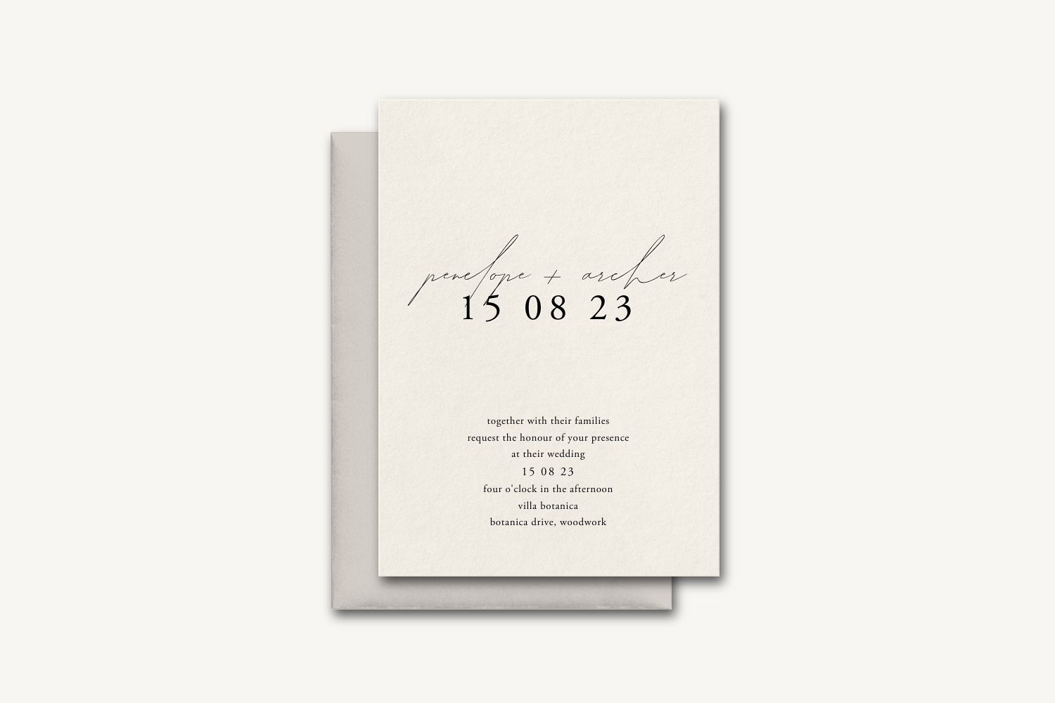 Penelope Wedding Invitation