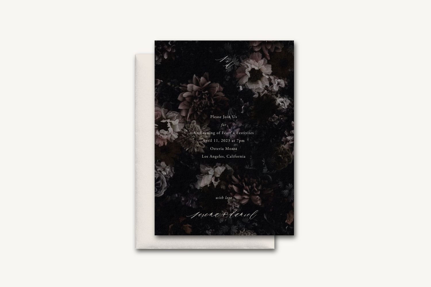 Serena Rehearsal Dinner Invitation