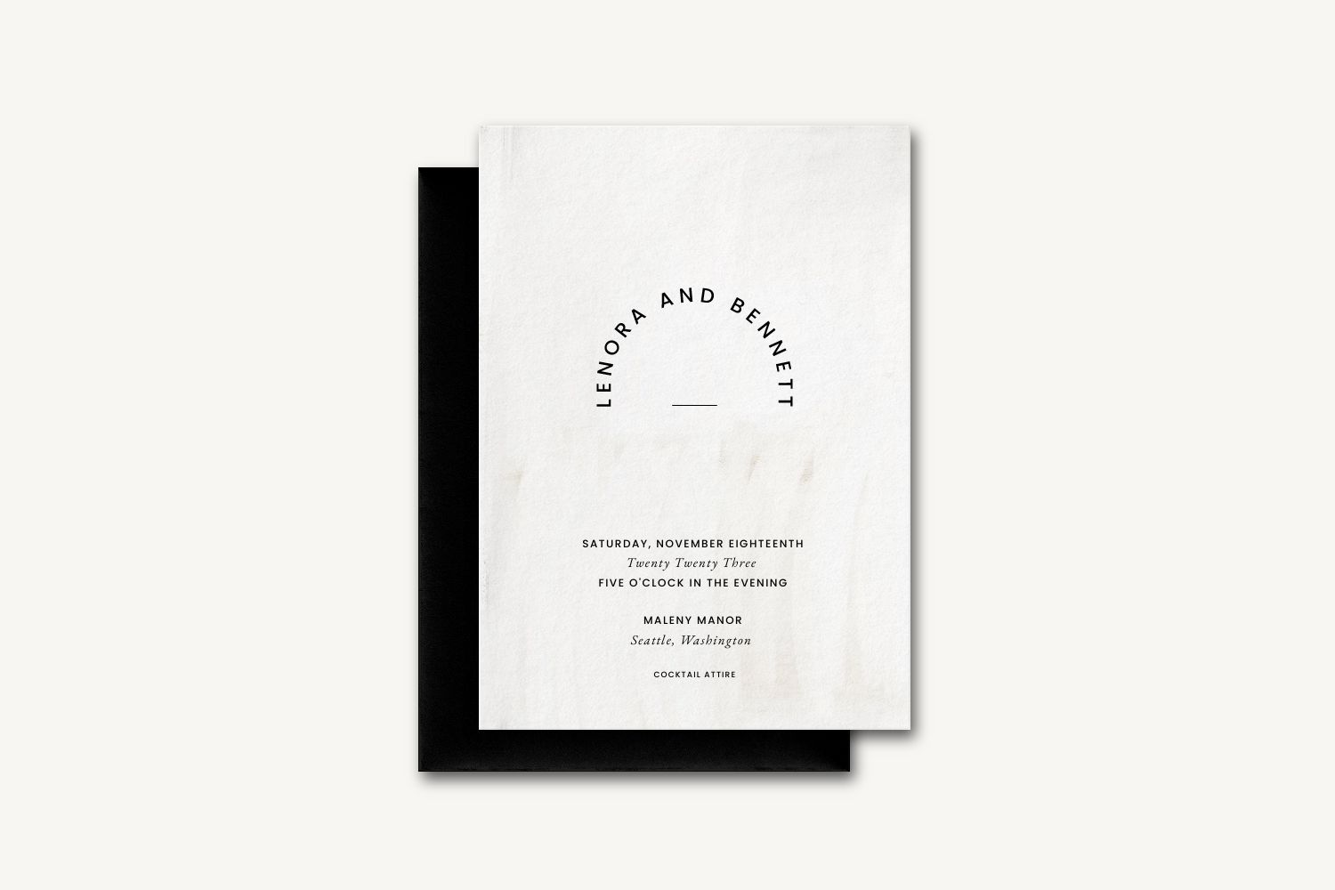 Lenora Wedding Invitation