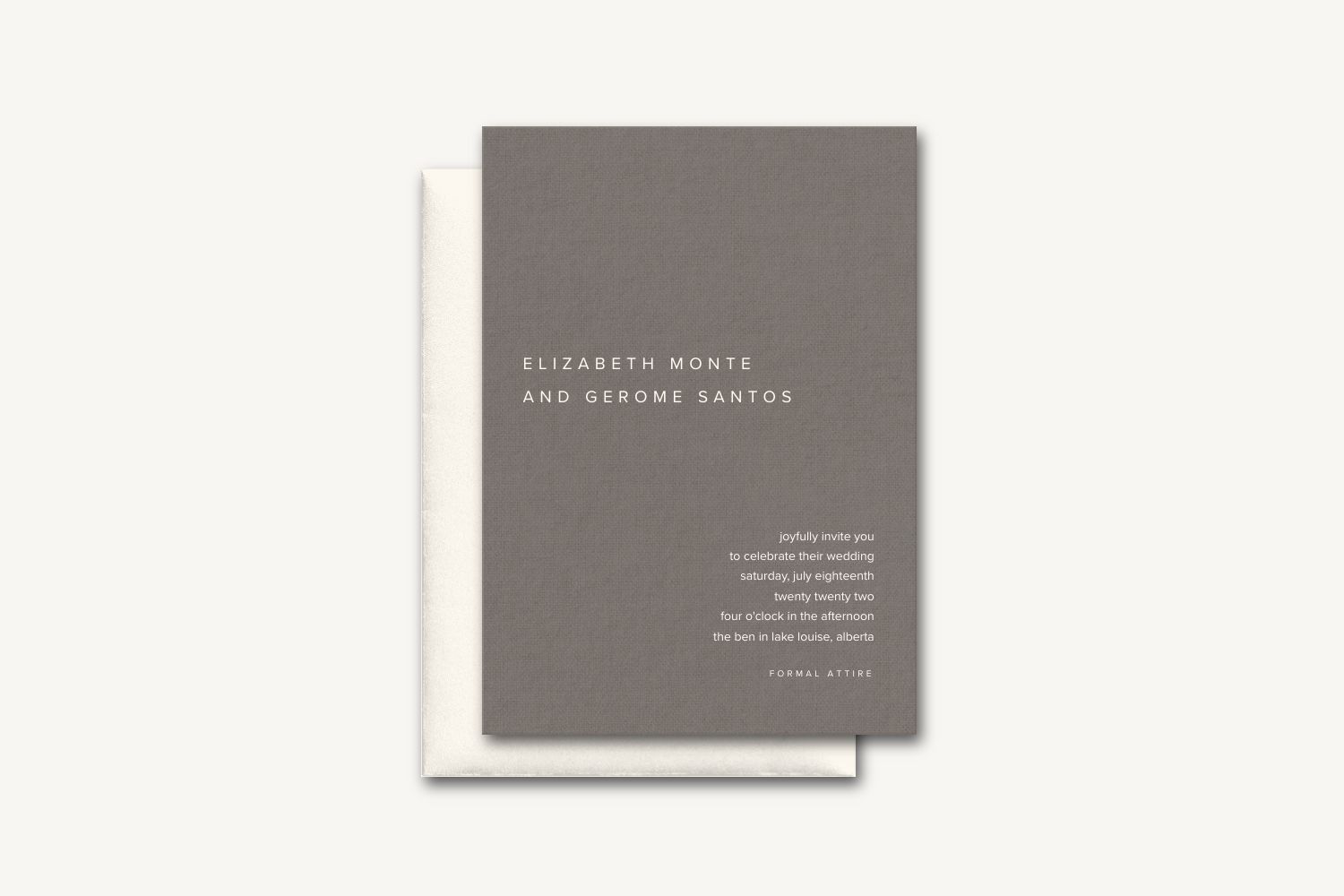 Elizabeth Wedding Invitation