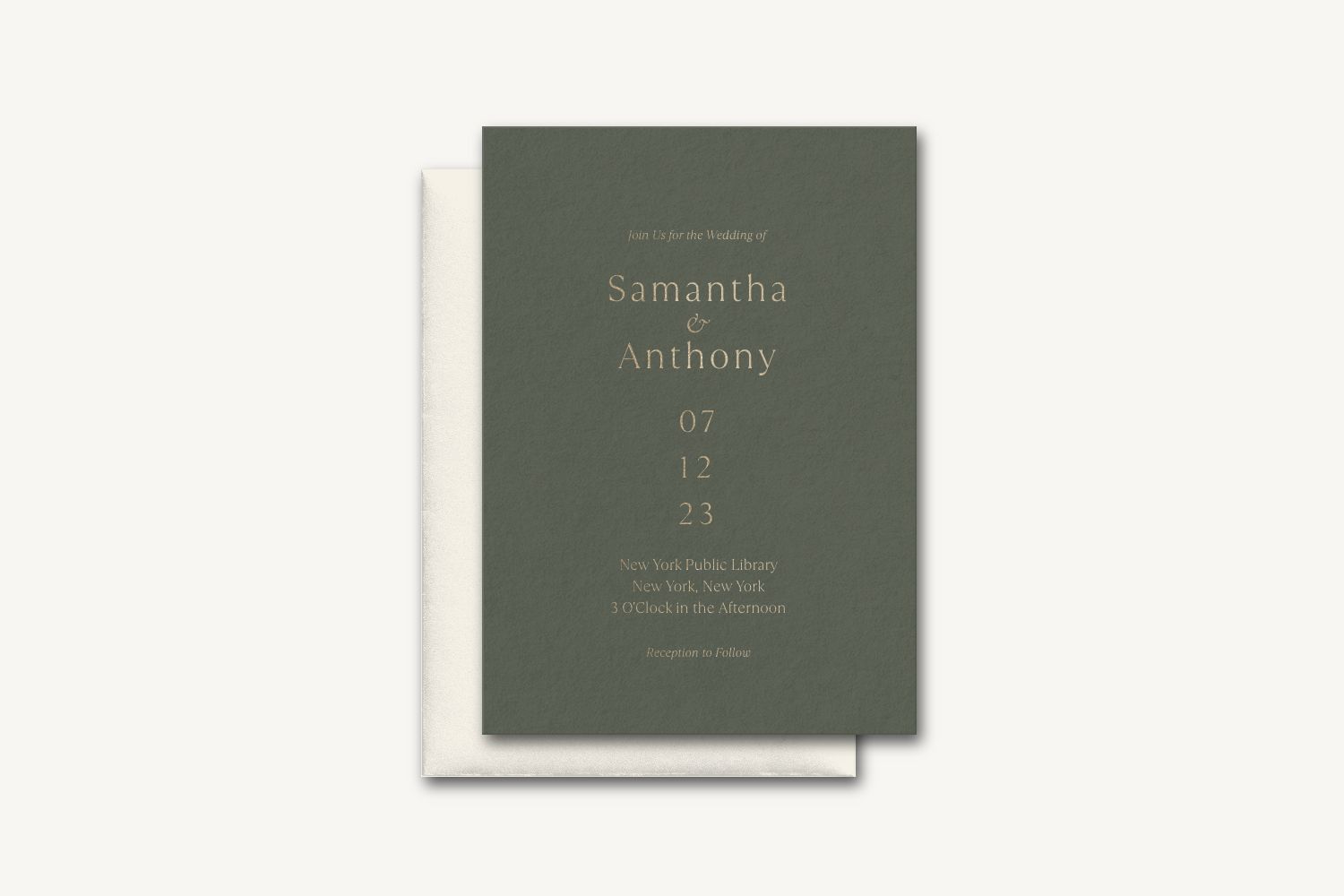 Samantha Wedding Invitation